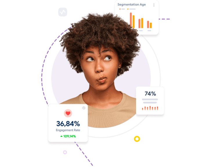 Analytics data in media trading and marketing.